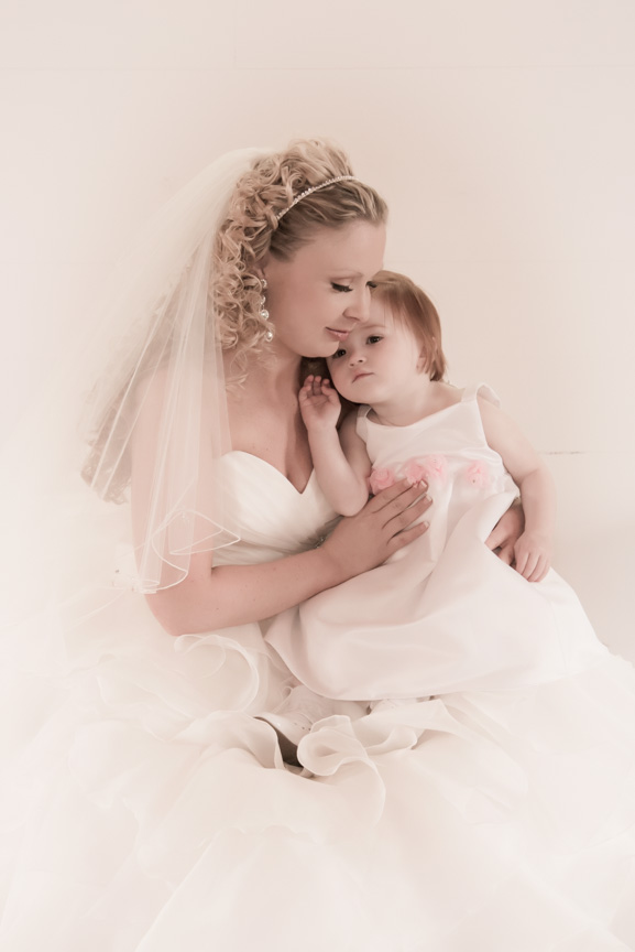 Bride and Flowergirl